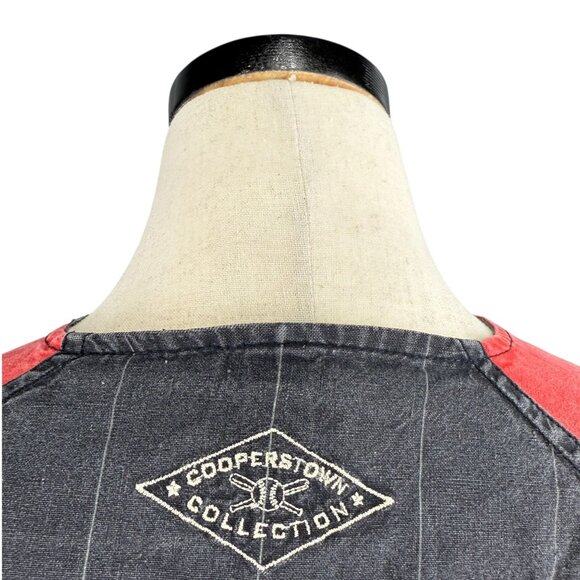 Vintage Mirage 90s Chicago White Sox Button-Up Shirt Black/Red Large - Picture 9 of 13